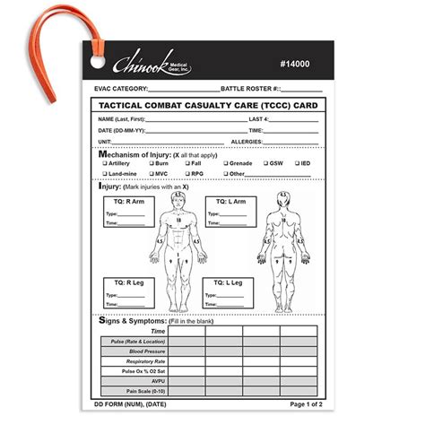 The Tactical Combat Casualty Care Cas